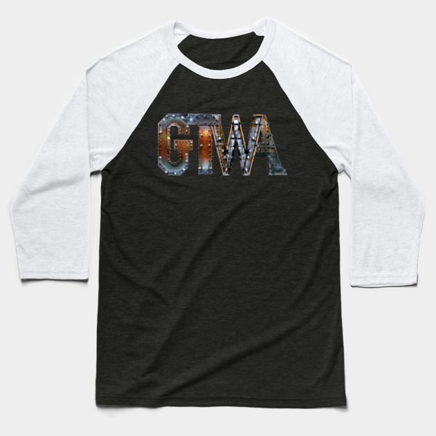 GTWA Wreckage Baseball T-Shirt by Grand Traverse Wargaming Alliance